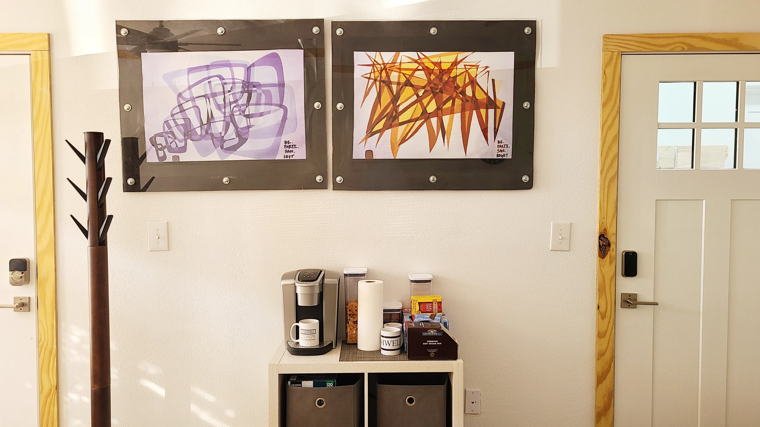 Member kitchen refreshments at Nashwell Cowork