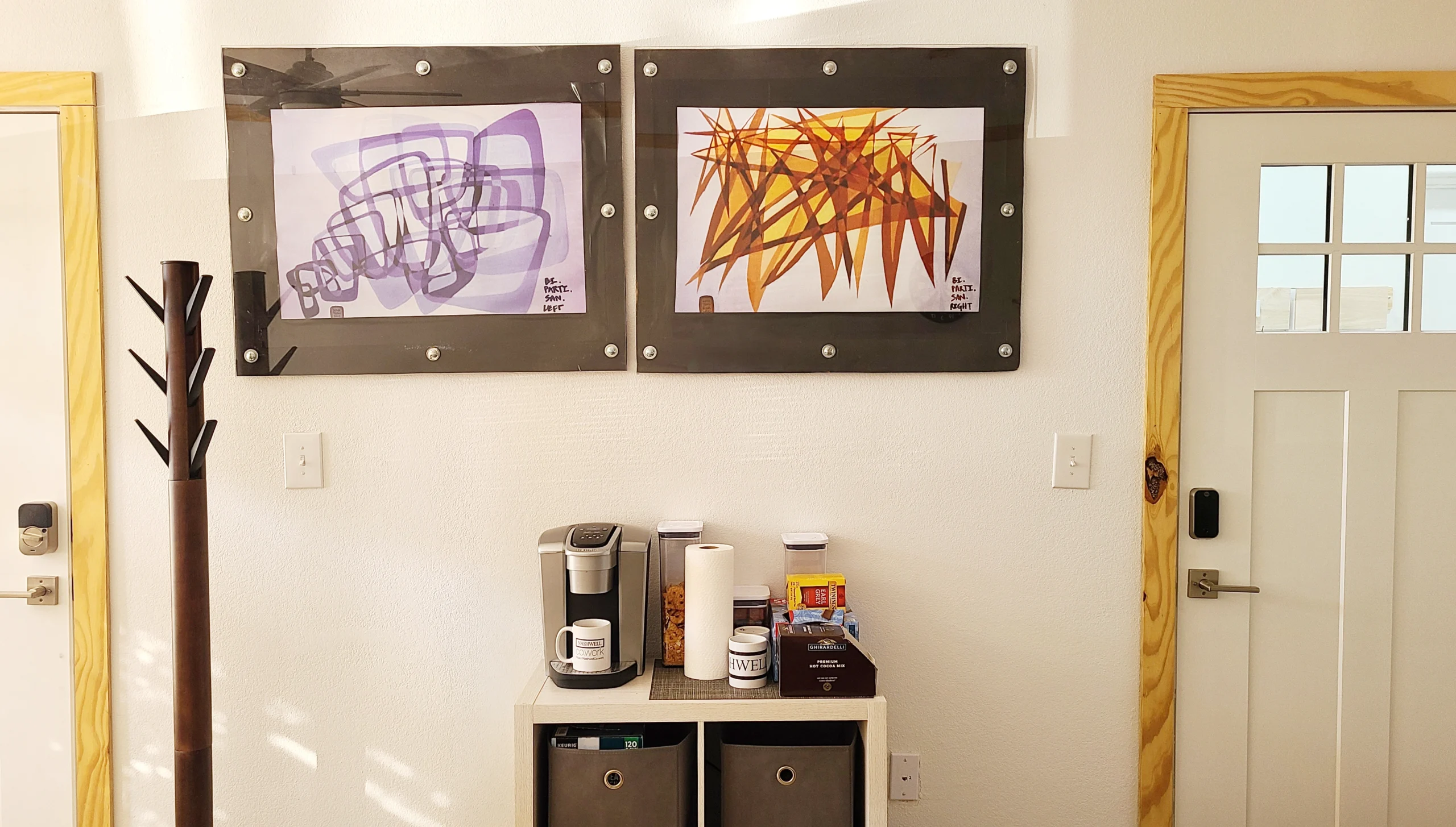 Member kitchen refreshments at Nashwell Cowork