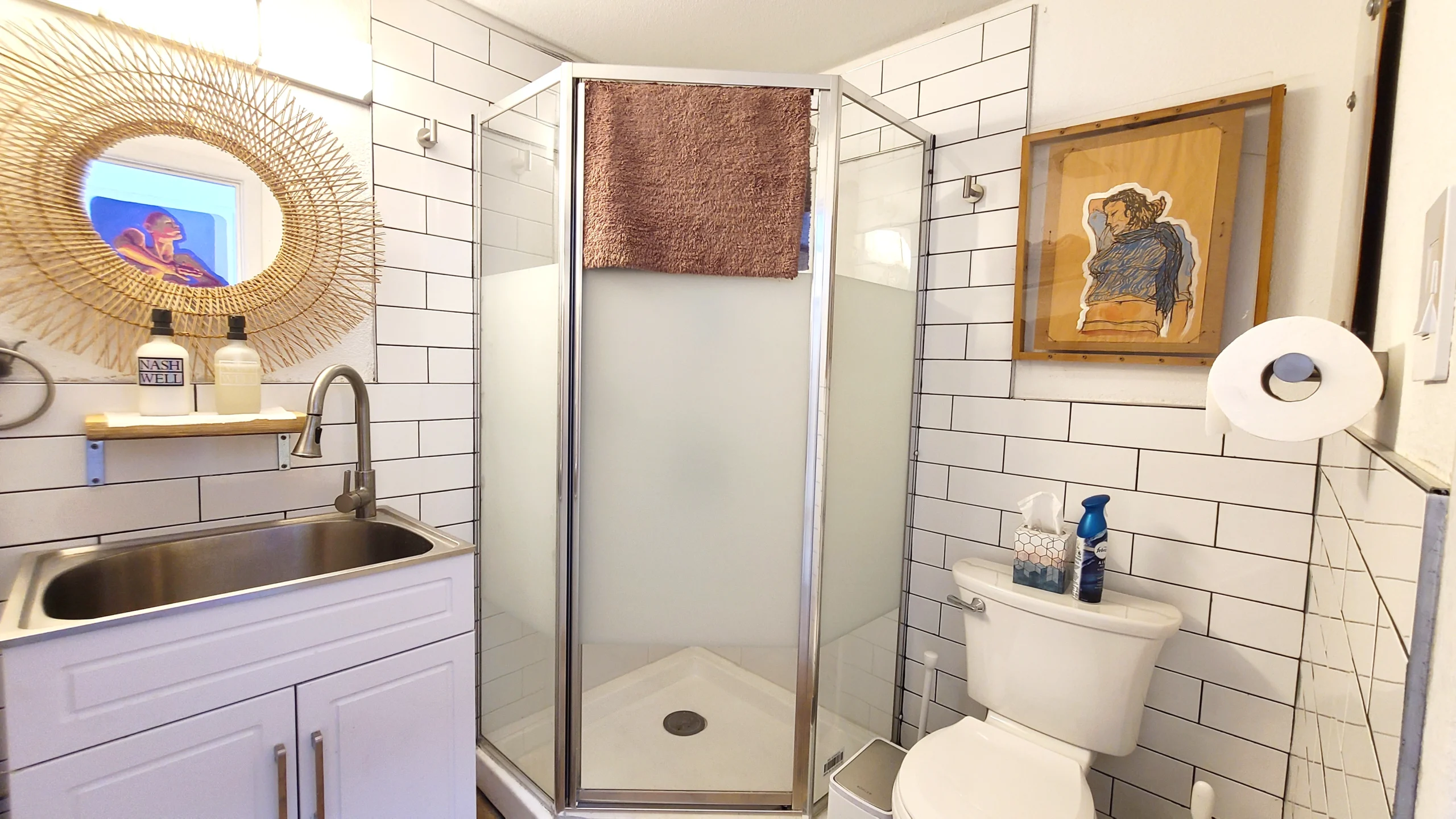 Member shower at Nashwell Cowork